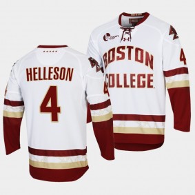 Boston College Eagles Drew Helleson White College Hockey 2021-22 Performance Jersey