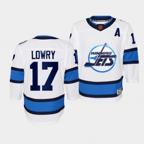 Winnipeg Jets Adam Lowry 2022 Special Edition 2.0 White #17 Youth Jersey Retro