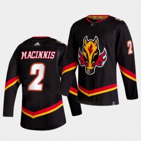 Calgary Flames 2021 Reverse Retro Al MacInnis Black Special Edition Authentic Jersey