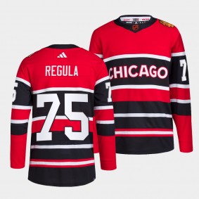 Reverse Retro 2.0 Chicago Blackhawks Alec Regula #75 Red Authentic Primegreen Jersey 2022