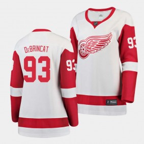 Alex DeBrincat Detroit Red Wings Away Women Breakaway Player 93 Jersey