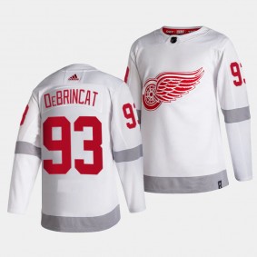 Alex DeBrincat Detroit Red Wings Reverse Retro 2.0 White #93 Authentic Pro Primegreen Jersey Men's