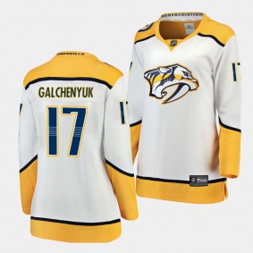 Alex Galchenyuk Nashville Predators 2022-23 Away Women Breakaway Player 17 Jersey