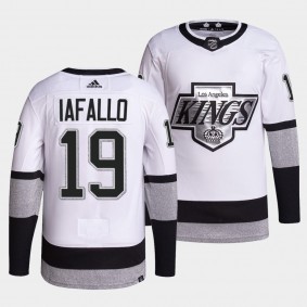 Alex Iafallo #19 Kings Alternate White Jersey 2021-22 Primegreen Authentic Pro