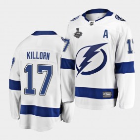 Alex Killorn #17 Lightning 2021 Stanley Cup Final Away White Jersey