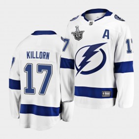 Alex Killorn #17 Lightning 2021 Stanley Cup Final White Jersey