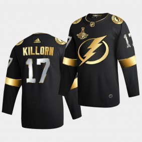 Tampa Bay Lightning Alex Killorn 2020 Stanley Cup Champions Authentic Golden Limited Black Jersey