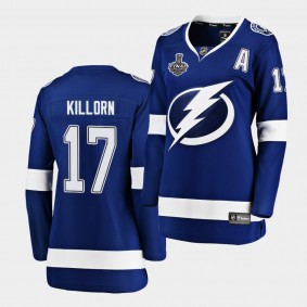 Alex Killorn Lightning 2021 Stanley Cup Final Home Women Jersey