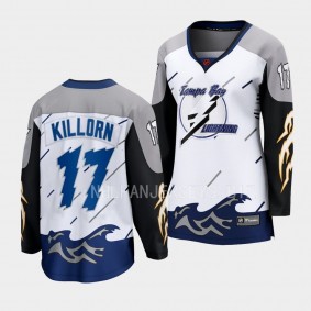 Alex Killorn Tampa Bay Lightning 2022 Special Edition 2.0 Women Breakaway 17 Jersey Retro