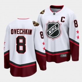 Alex Ovechkin Capitals #8 2022 All-Star Jersey White Eastern Conference