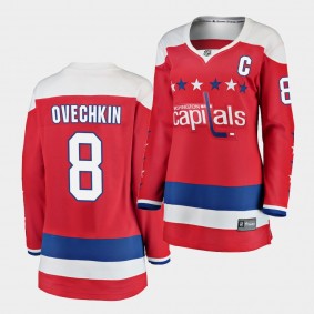 Alex Ovechkin Capitals #8 2018-19 Alternate Fanatics Branded Women Jersey
