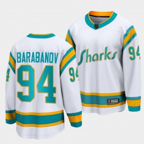 Alexander Barabanov San Jose Sharks 2022 Special Edition 2.0 White Breakaway Player Jersey Men's