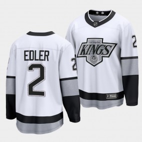 Alexander Edler Los Angeles Kings Alternate White Premier Jersey Men