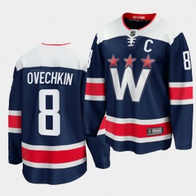 Alexander Ovechkin Washington Capitals 2020-21 Alternate Navy Third Premier Men Jersey