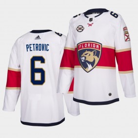 Alexander Petrovic #6 Panthers 2018 Breakaway Away Men's Jersey