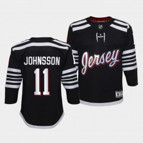 Andreas Johnsson Youth Jersey Devils Alternate Black Premier Player Jersey