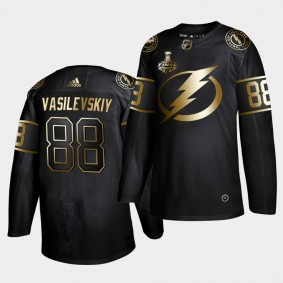 Andrei Vasilevskiy Lightning 2020 Stanley Cup Finals Black Golden Limited Jersey