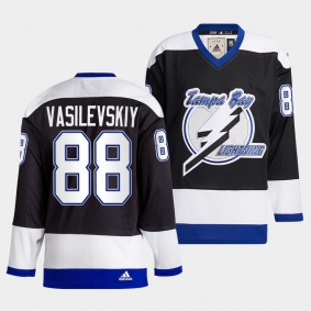 Andrei Vasilevskiy Tampa Bay Lightning Team Classics Black Jersey Heritage