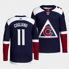 Andrew Cogliano Avalanche Alternate Navy Jersey #11 Primegreen Authentic Pro