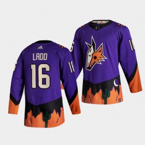 Andrew Ladd Coyotes 2021 Reverse Retro Special Edition Jersey Purple