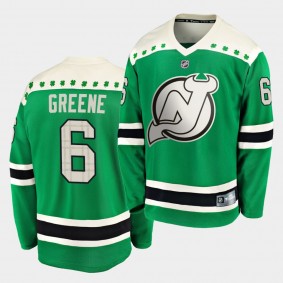 Andy Greene New Jersey Devils 2020 St. Patrick's Day Replica Player Green Jersey