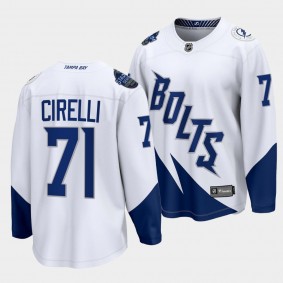 Anthony Cirelli Lightning #71 2022 Stadium Series Jersey White Fanatics