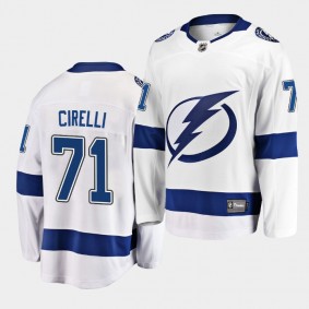 Anthony Cirelli Lightning #71 Breakaway Away Jersey