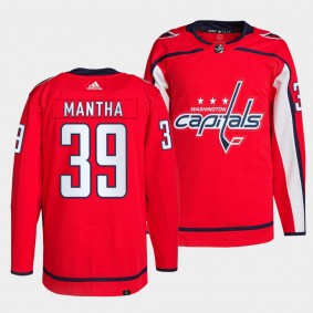 Anthony Mantha #39 Capitals Home Red Jersey 2021-22 Primegreen Authentic