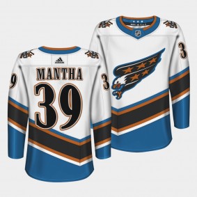 Washington Capitals Anthony Mantha Screaming Eagle White Throwback Replica Jersey