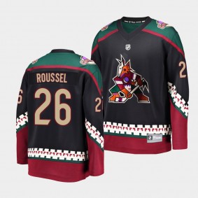 Antoine Roussel Arizona Coyotes 2021-22 Throwback Kachina Black Home Men Jersey