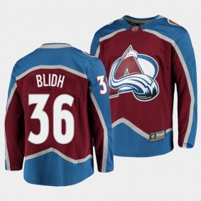 Anton Blidh Colorado Avalanche Home Burgundy Breakaway Player Jersey Men's