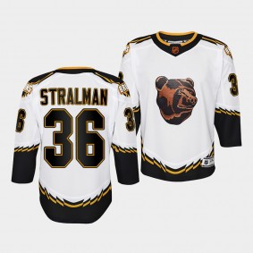 Boston Bruins Anton Stralman 2022 Special Edition 2.0 White #36 Youth Jersey Retro