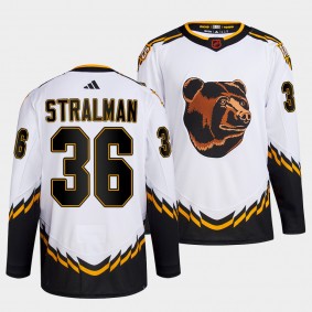 Anton Stralman Boston Bruins 2022 Reverse Retro 2.0 White #36 Authentic Primegreen Jersey Men's