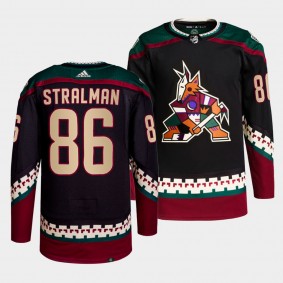 Anton Stralman #86 Coyotes Home Black Jersey 2021-22 Primegreen Authentic