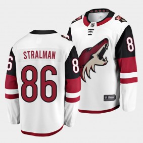 Anton Stralman Arizona Coyotes 2021 Away White Player Men Jersey