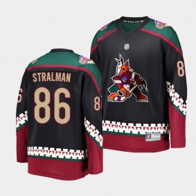 Anton Stralman Arizona Coyotes 2021-22 Throwback Kachina Black Home Men Jersey