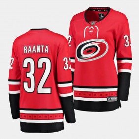 Antti Raanta Carolina Hurricanes Alternate Women Breakaway Player 32 Jersey