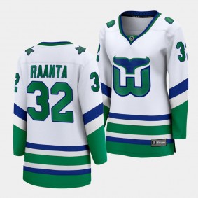 Antti Raanta Carolina Hurricanes Whalers Women Premier Breakaway 32 Jersey