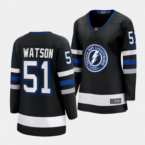 Austin Watson Tampa Bay Lightning 2023-24 Alternate Women Premier Breakaway 51 Jersey