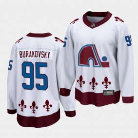 Andre Burakovsky Colorado Avalanche Special Edition White Breakaway Men's Jersey