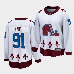 Nazem Kadri Colorado Avalanche Special Edition White Breakaway Men's Jersey