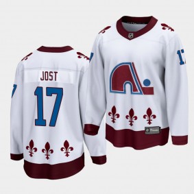 Tyson Jost Colorado Avalanche Special Edition White Breakaway Men's Jersey