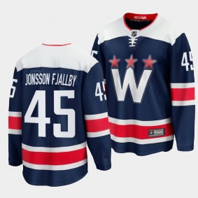 Axel Jonsson-Fjallby Washington Capitals 2021-22 Alternate Navy Player Jersey Men