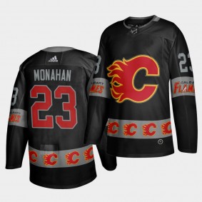 Sean Monahan #23 Flames Breakaway Logo sleeve Men's Jersey