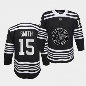 Zack Smith #15 Blackhawks Premier 2019-20 Alternate Youth Jersey