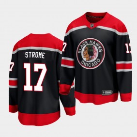 Dylan Strome Chicago Blackhawks Special Edition Black Breakaway Jersey