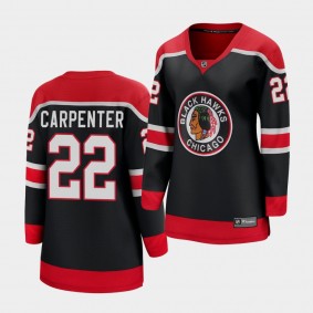 Ryan Carpenter Chicago Blackhawks 2021 Special Edition Black Women Jersey