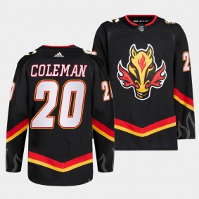 Calgary Flames 2022-23 Blasty Alternate Blake Coleman #20 Black Jersey Primegreen