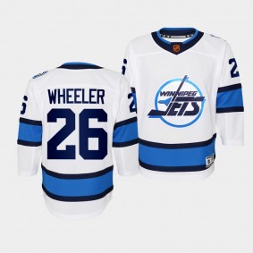 Winnipeg Jets Blake Wheeler 2022 Special Edition 2.0 White #26 Youth Jersey Retro