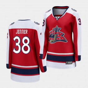 Boone Jenner Columbus Blue Jackets 2021 Special Edition Red Women Jersey